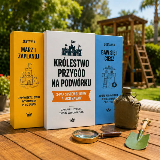 Królestwo Przygód™ — Pakiet Projektów Placów Zabaw DIY (5 w 1)